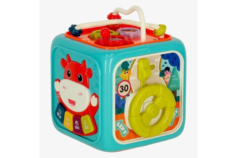 Bibi-inn 6u1 interaktivna klavirska obrazovna kocka, plava