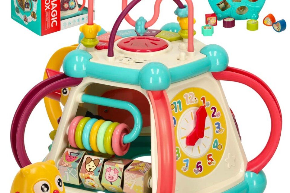 Cubo educativo interattivo Dai da mangiare all'uccello 7v1 Bibi-gostilna