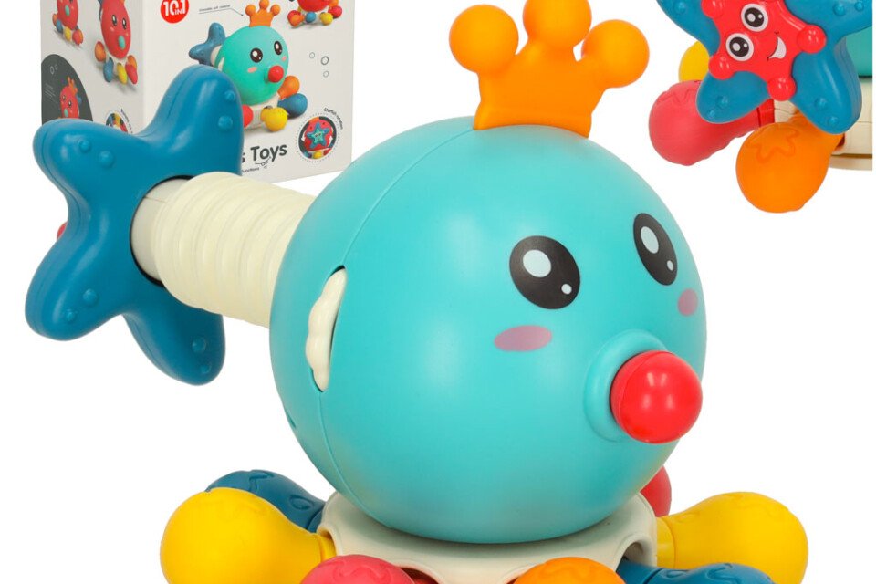 Αισθητηριακός οδοντοφυΐας για μωρά Bibi-inn μπλε χταπόδι