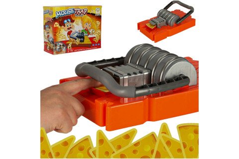 Mousetrap, gra zręcznościowa dla dzieci polegająca na łapaniu sera