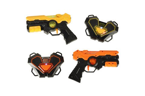 Πιστόλι λέιζερ Paintball x 2 + διαδραστική ασπίδα x 2 LASER TAG