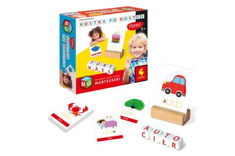 Montessori-Lernspielzeug – 4 Würfel, 5+ MULTIGRA