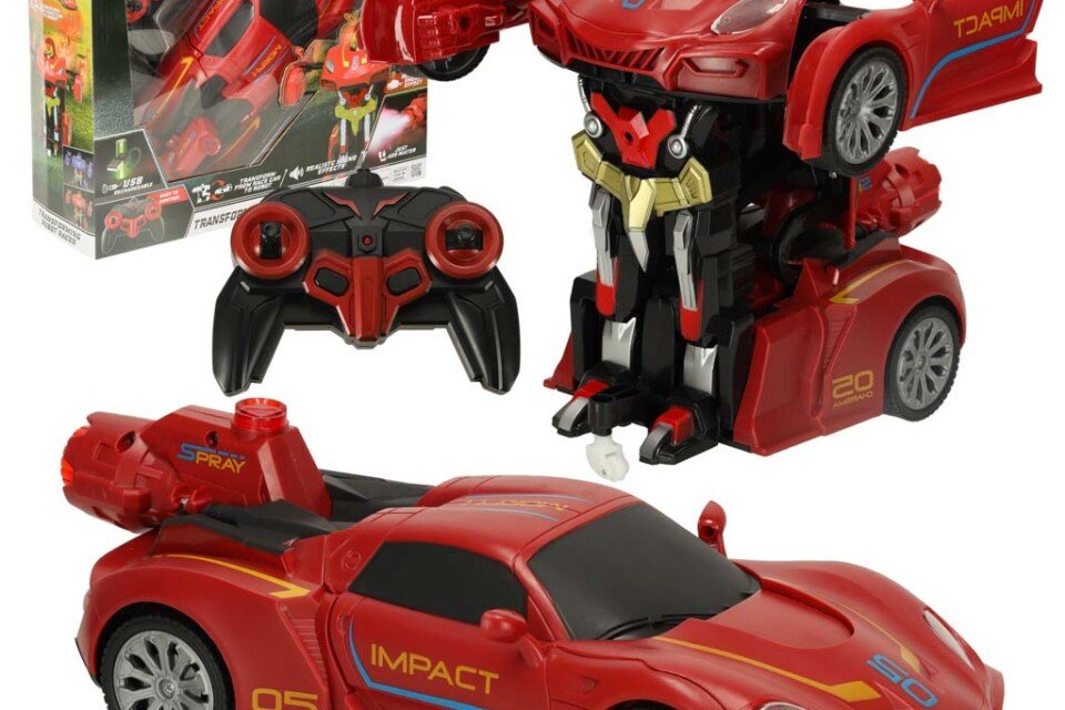 Távirányítós transzformátor autó Revolt TRANSFORMING ROBOT RACER