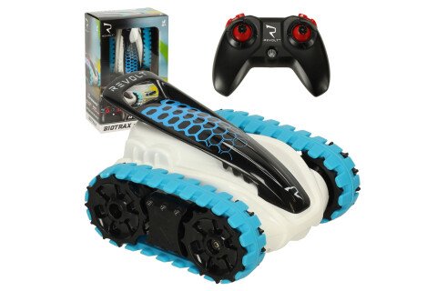Mașină cu telecomandă Revolt BIOTRAX SM alb și albastru