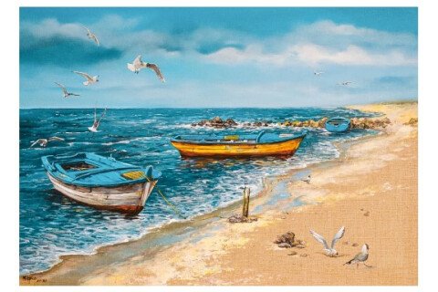 CASTORLAND Puzzle sestavljanka 500 kosov - Morje, 47 x 33 cm