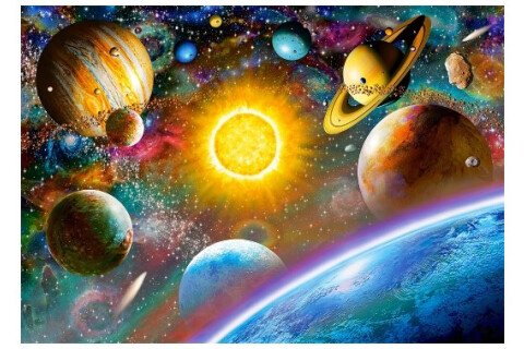 Puzzle CASTORLAND 500 elementów - Kosmos, 47 x 33 cm