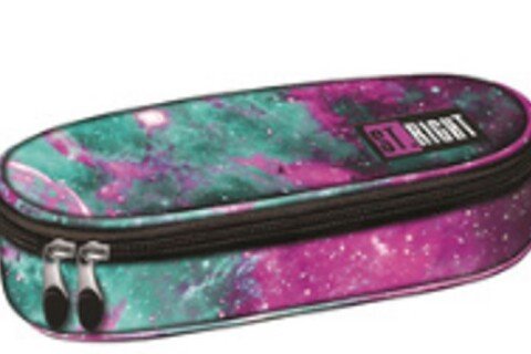 Astuccio scolastico con patta Nebula