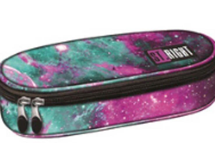 Astuccio scolastico con patta Nebula