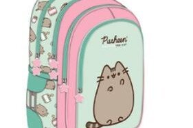 Čtyřkomorový školní batoh Pusheen Mint