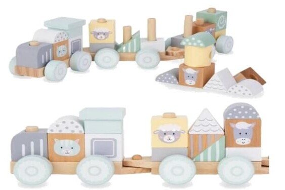 Ξύλινο τελεφερίκ Lulilo Pastel