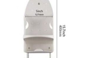 Bílý závěsný háček, odolný vůči vysokým teplotám