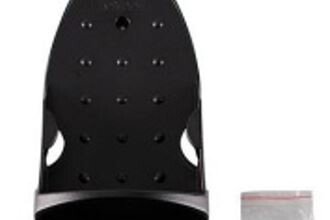 Gvozdena kuka za vešanje, otporna na visoke temperature, crna