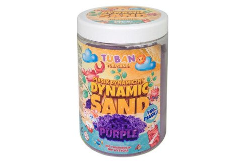 TUBAN Sabbia dinamica - 1kg, viola