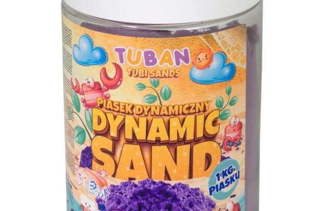 TUBAN Sabbia dinamica - 1kg, viola