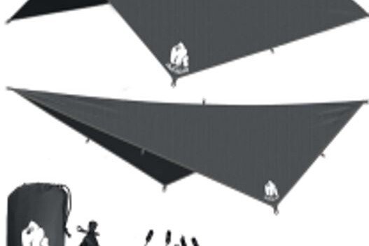 Baldachin, prelata, cort hamac, husa de ploaie, 300 cm, negru