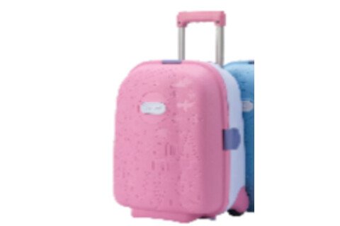 Otroški potovalni kovček na koleščkih, ročna prtljaga, roza