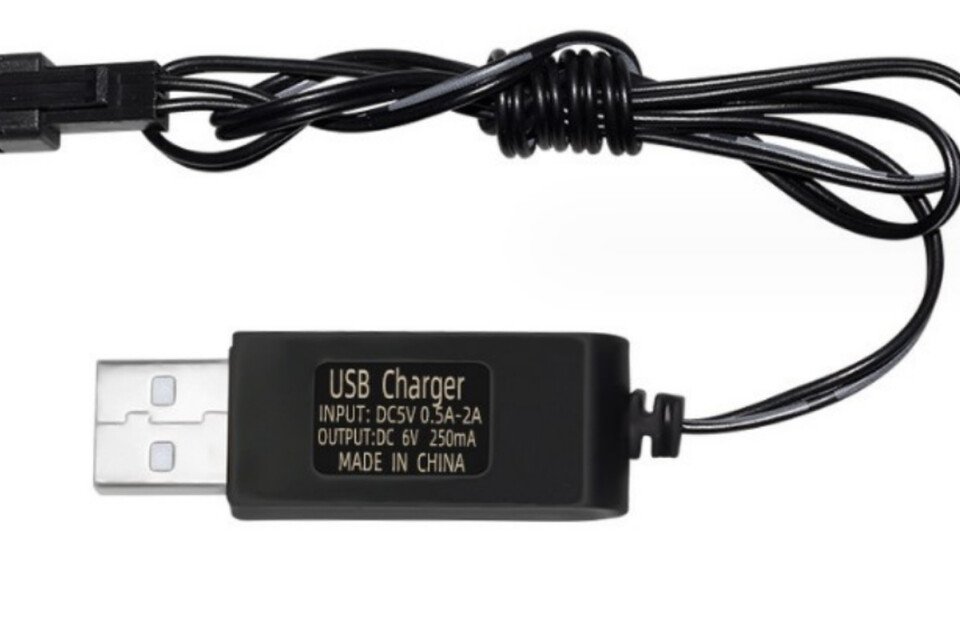 Del RC NiMH baterija, USB polnilni kabel