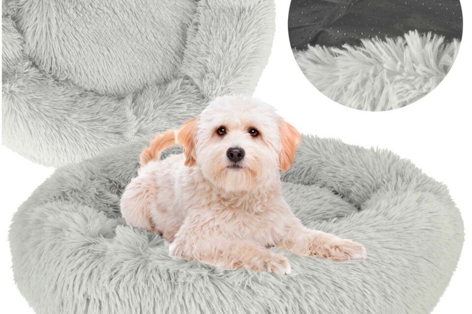 Krevet za pse, 60 cm - sivi