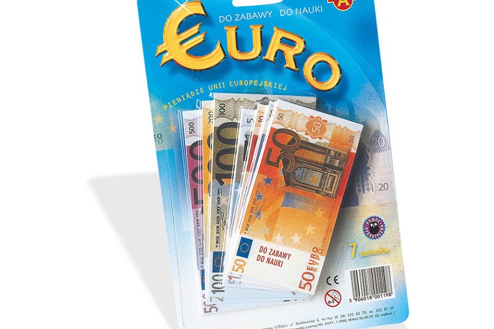 Εκπαιδευτικό παιχνίδι ALEXANDER Euro money - 119 τεμάχια