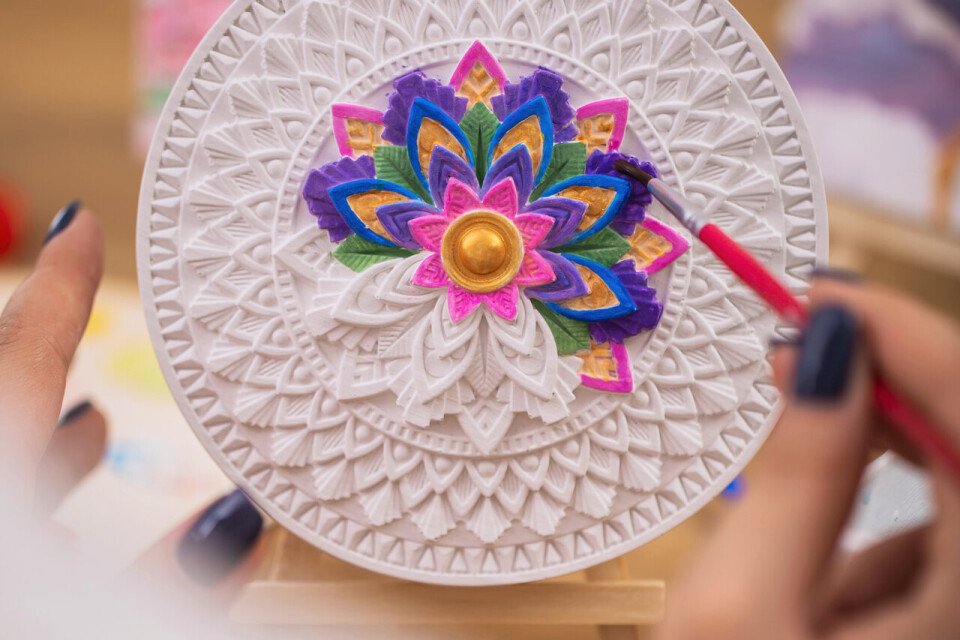 CANDELLANA, 3D Mandala festék és ecset készlet