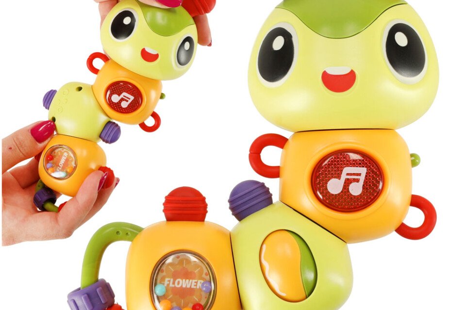 Elektronska glazbena svjetleća igračka gusjenica