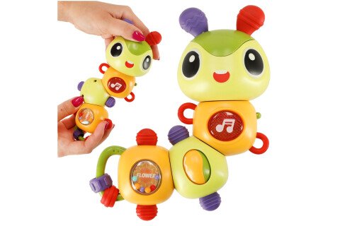 Elektronska glazbena svjetleća igračka gusjenica