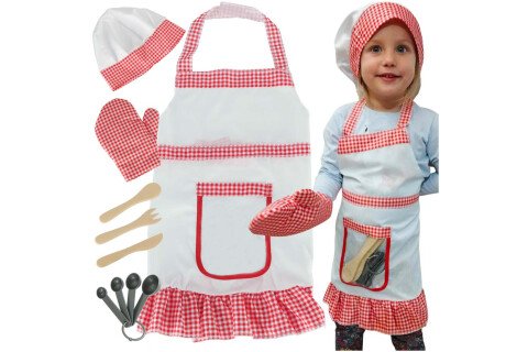 Komplet karnevalskih kostima kuhara 3+
