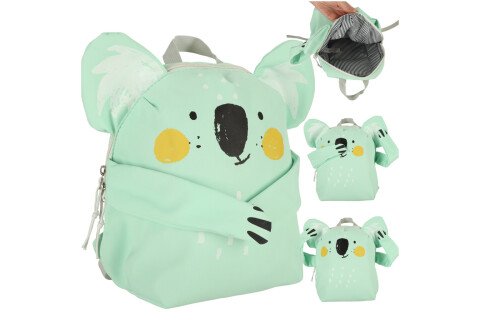 Koala zöld iskola előtti iskolai hátizsák