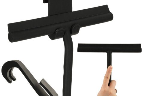 Racletă de apă pentru o pereche de cabine de duș