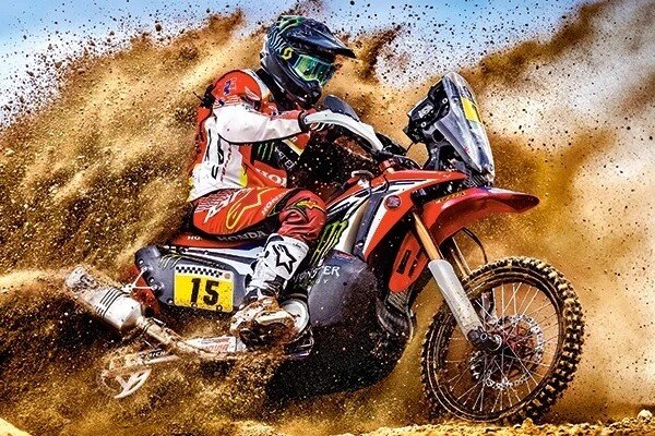 CASTORLAND Puzzle 300 kosov Dirt Bike Power