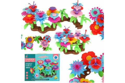 Ustvarjalni cvetlični vrt - 48 elementov