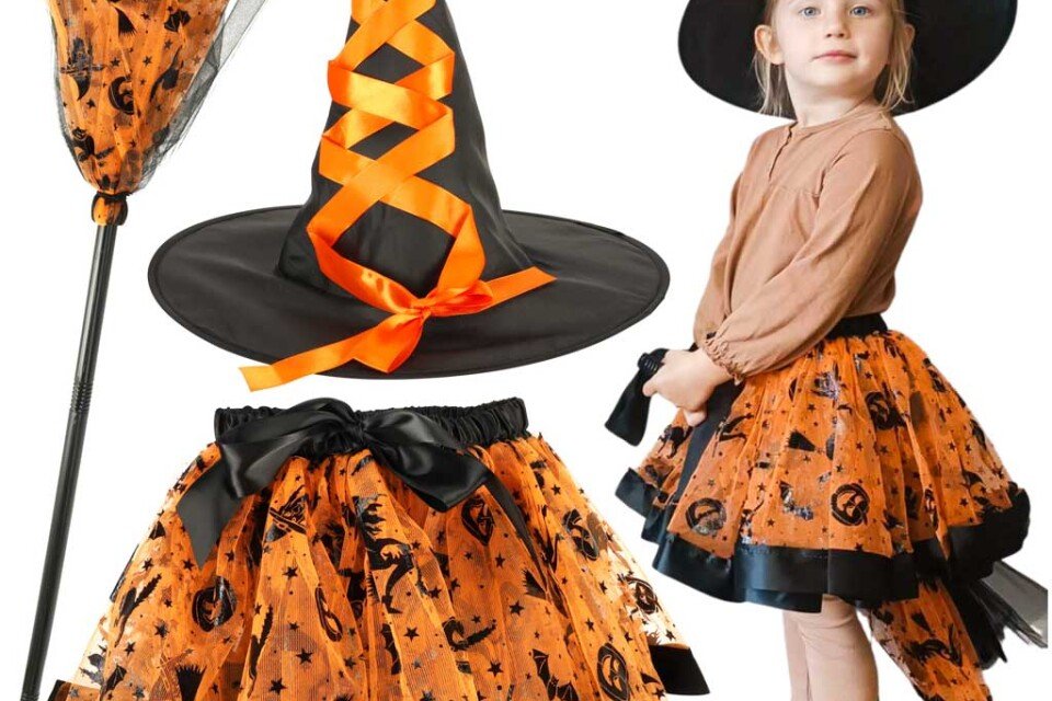 Narancs boszorkány 3 részes jelmez