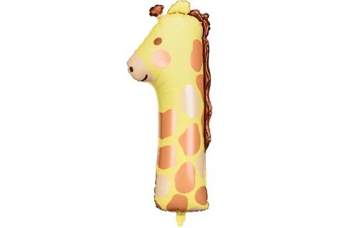 Balon številka "1" - Žirafa