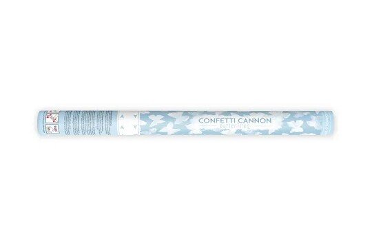 Tub confetti cu fluturi albi