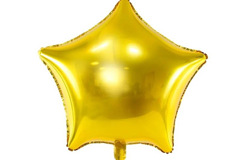 Folija balon Zlata zvezda, 48cm