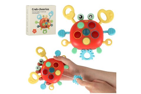 Sinnesspielzeug für Kinder mit Krabbenbeißring