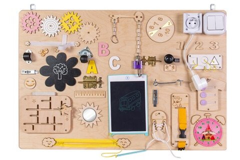 Ružičasta drvena ploča - 75x50cm