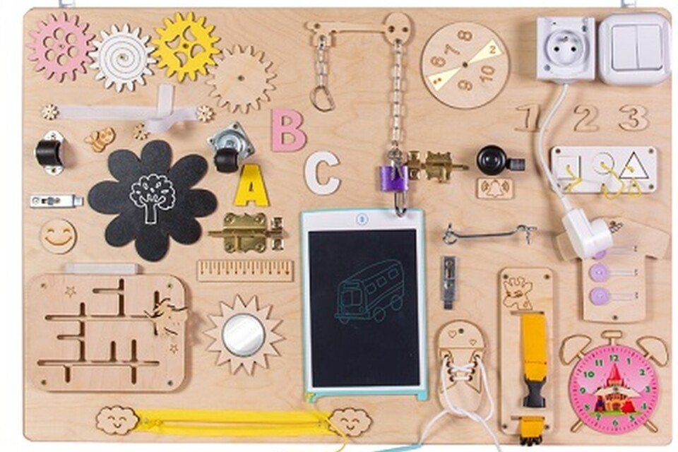 Ružičasta drvena ploča - 75x50cm