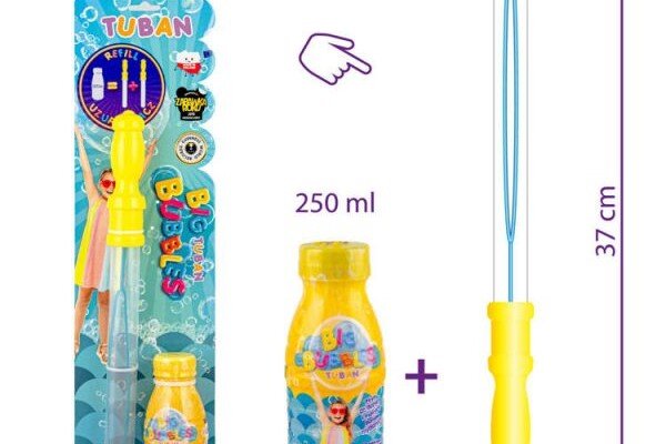 Miecz do baniek mydlanych + płyn 250ml