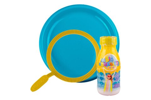 Sada na mýdlové bubliny v síťovaném rámu + tekutina 250ml