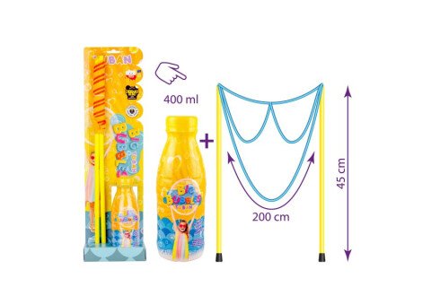 Cordino per bolle di sapone + liquido 400ml