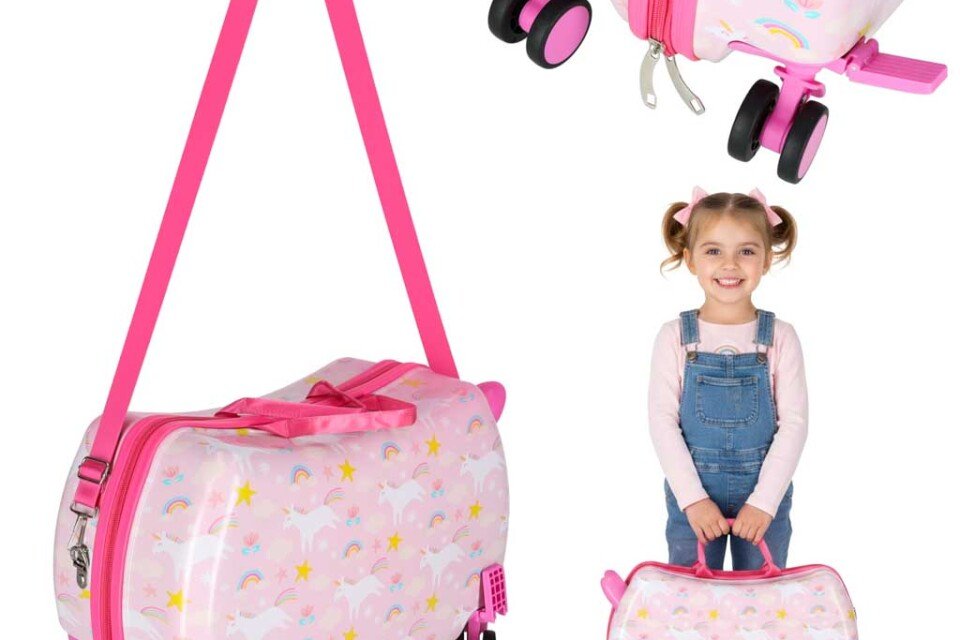 Dečji putni kofer na točkovima, ručni prtljag, jednorog