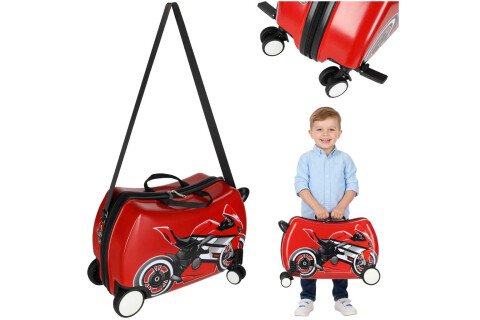 Dečji putni kofer na točkovima, ručni prtljag, motocikl