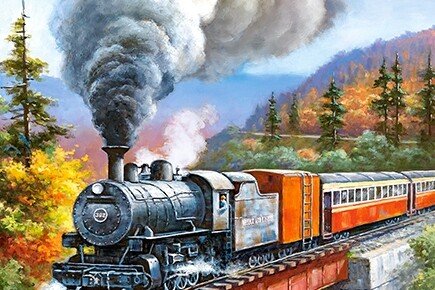 CASTORLAND Puzzle - 200 db, vonat