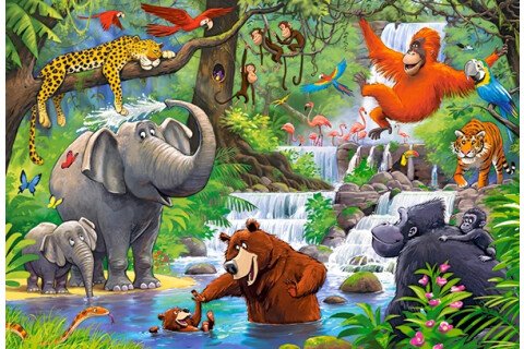 Puzzle CASTORLAND - 40 elementów, zwierzęta