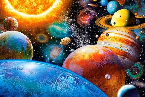 CASTORLAND Puzzle - 180 Teile, Planeten