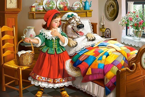 Puzzle CASTORLAND - 120 dielikov Červená čiapočka