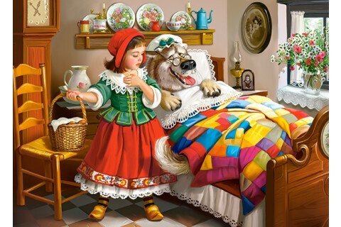 Puzzle CASTORLAND - 120 dielikov Červená čiapočka