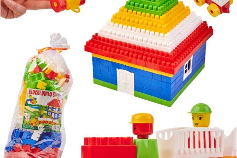 DIPLO 3D kocke za djecu - 219 kom