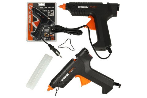 Pistolet do klejenia na gorąco 15 W + kartusze 11,2 mm